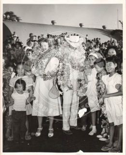 1950s Roy Rogers Dale Evans Hawaiian Children 8x10