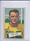 1952 Bowman Football Small, #33 Fred Cone, Green Bay Packers