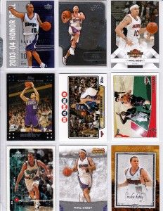 Mike Bibby Exquisite Rookie Set Lot with Henry Bibby 85