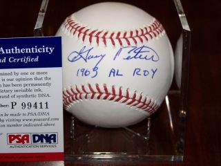 Gary Peters Chicago White Sox Signed Baseball w PSA COA