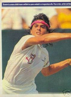 Tennis Gabriela Sabatini Vilas Mag Amelia Island 1991