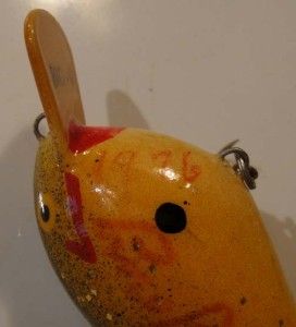 original signed fred c young big o fishing lure
