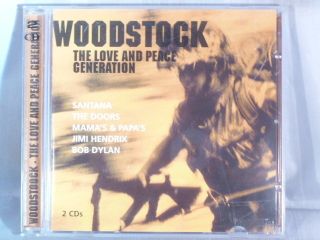 WOODSTOCK THE LOVE AND PEACE GENERATION 2 CD JIMI HENDRIX BOB DYLAN