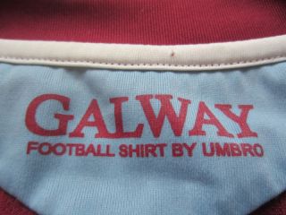 GALWAY UNITED FC Umbro VINTAGE Home 2007/2008 TRIBESMEN Shirt IRELAND
