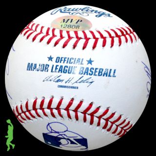 2012 Atlanta Braves Team Signed Auto Baseball Ball Brian McCann