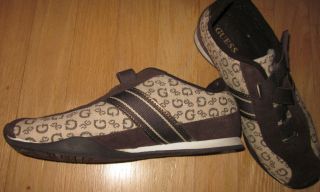  Brown Logo Fashion Velcro Sneakers Style Gale Womens Size 7 5