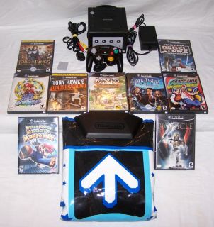  GameCube System Bundle 9 Games Mario Mix Dance Pad and Game