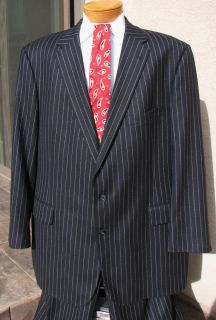 Freeman Son Parsow’s Custom Tailored USA Wool 52L Suit Silk Tie