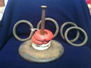 Metal Quoits Horseshoes Game