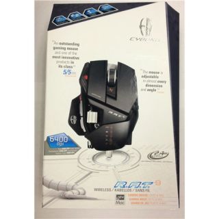  Laser Mad Catz Gaming Mouse for PC & MAC RAT 9 6400 DPI