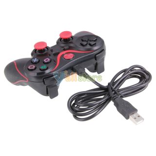 Pcs Wired Bluetooth Game Controller for Sony PS3 Black and Red