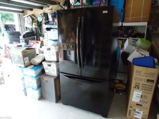  Elite french door Bottom freezer BLACK 25cuft refrigerator ORLANDO P U