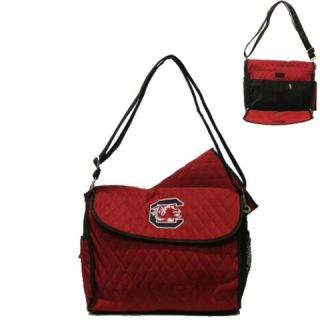 usc gamecocks licensed diaper bag comes with a matching changing