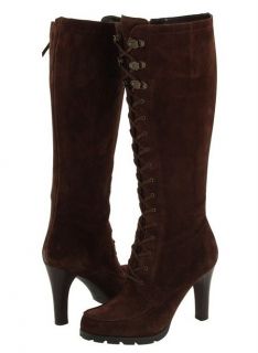 Ralph Lauren Floriane Womens Heel Laceup Tall Boot $198