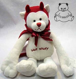 Devil Bear Door Hanger Ganz Plush Toy Stuffed Animal Teddy Love