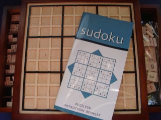 Deluxe Wooden Sudoku Game Board