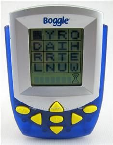 2002 Hasbro Boggle Electronic Handheld Travel Classic Word Game