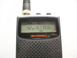 radio shack pro 82 200 ch hand held police scanner
