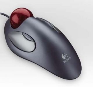  Trackball USB Optical Gaming Mouse Mice for PC Mac Sliver + Bonus Gift