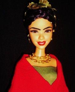 Frida Kahlo ~ Wedding Dress ~ Mexican Artist ~ Hispanic OOAK Barbie