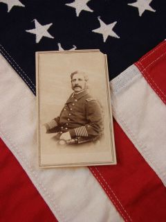 RARE Civil War Navy Officer George Dewey CDV Period Image