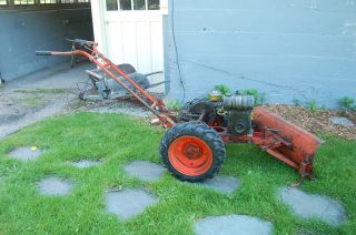 Vintage Montgomery Wards Hoe Trac Garden Tractor Plow