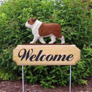  Welcome Sign Stake Home Yard Garden Dog Wood Products Gifts