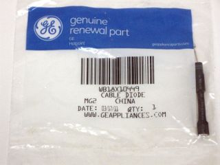 WB18X10449 GE General Electric Microwave Cable Diode