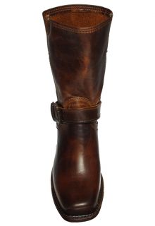 Frye Womens Boots Cavalry Strap 8L Dark Brown Leather 77417 Sz 7 M