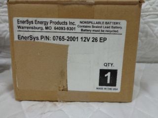 Enersys Genesis Pure Lead 12V 26 EP Battery Brand New