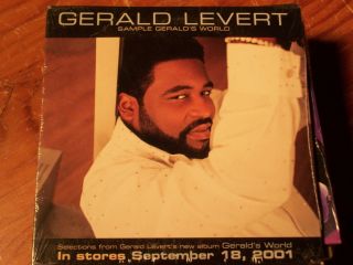 Gerald Levert Sample Geralds World Promo CD SEALED