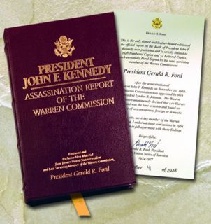 President Gerald Ford Signed John Kennedy Death Warren Commission