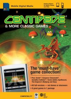Features for PalmOne Centipede & More Classic Games CD ROM ( NOT ON