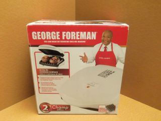 George Foreman Champ Grill New Model GR10WSP1