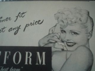 George Petty Pin Up Art for Bestform Brassieres Set of 3 from The 40S