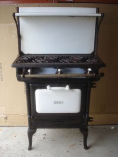   ORIOLE Cast Iron Porcelain Kitchen Gas Stove Oven Nice and Small