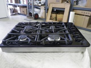  Profile Black 30 Gas Cooktop 27 Electric Double Wall Oven Set
