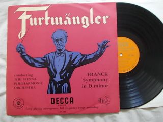 Furtwangler Franck Symphony Decca LXT 2905 UK first pressing