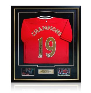 Premium framed 2011/2012 Manchester United shirt hand signed by the