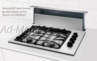 Frigidaire 30 Stainless Steel Downdraft Gas Cooktop