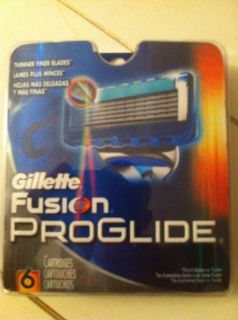 Gillette Fusion Proglide Replacement Razor Blades 6 Pack