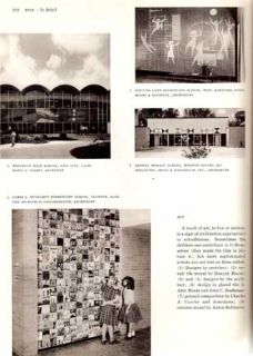 1958 MID CENTURY MODERN SCHOOL SCHOOLHOUSE DESIGN ARCHITECTURE