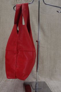 Givenchy George V Apron Bag Tote Red Leather Extra Large Satchel Purse