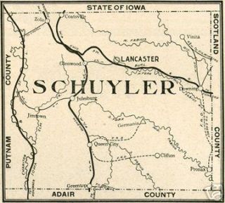 Schuyler County Missouri Genealogy History Lancaster MO