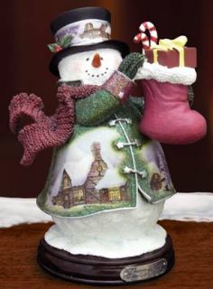 2010 Thomas Kinkade The Gift of Giving Snowman 16th