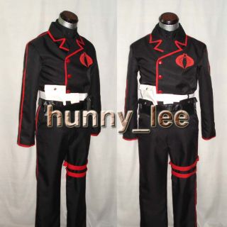 Joe Cobra Commander Cosplay Costume Black Version Custom Made