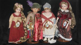Geppeddo Porcelain Dolls from Fairy Tale Series