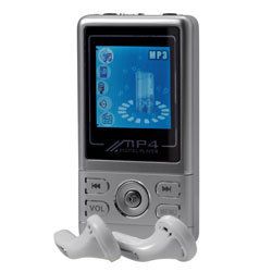 2GB Personal MP4 Multimedia Player in Silver  Videos New in Box