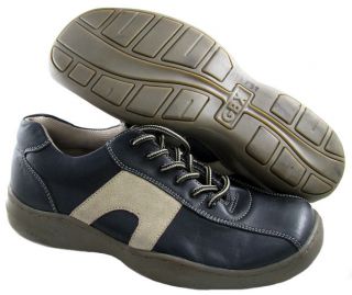 New GBX Mens Casual Oxford Black Beige Shoes US Size L 10 5M R 10M