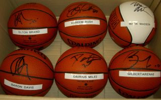 Gilbert Arenas Auto Signed Mini Basketball Ball B